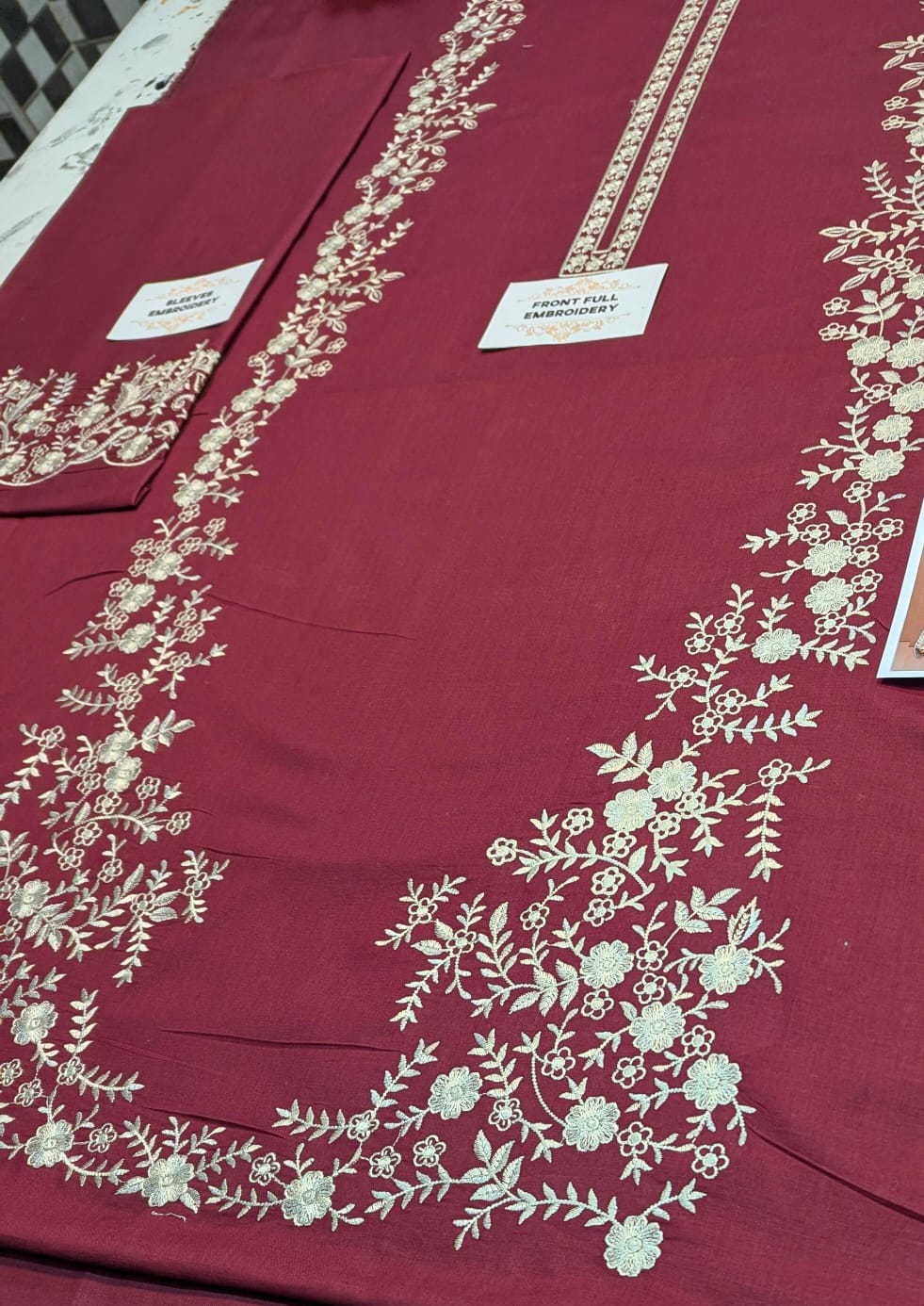 2PC Embroidery Dress