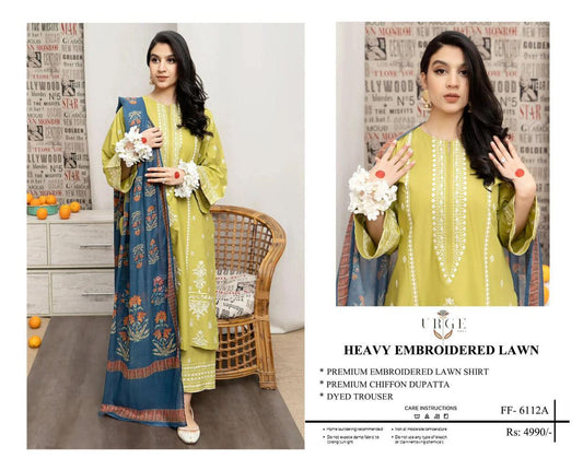 3PC Embroidery Dress