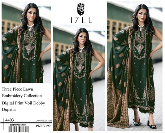 3PC Embroidery Dress