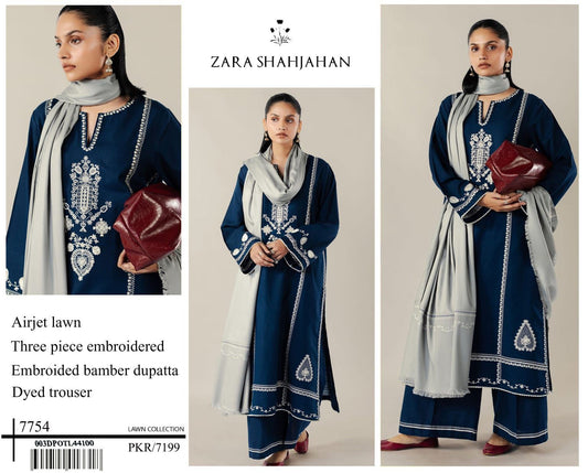 3PC Embroidery Dress