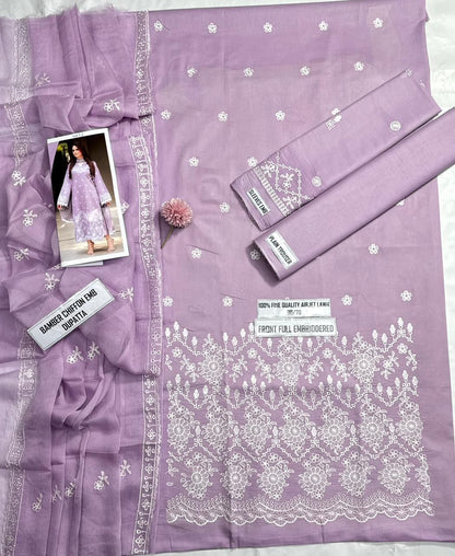 3PC Embroidery Dress