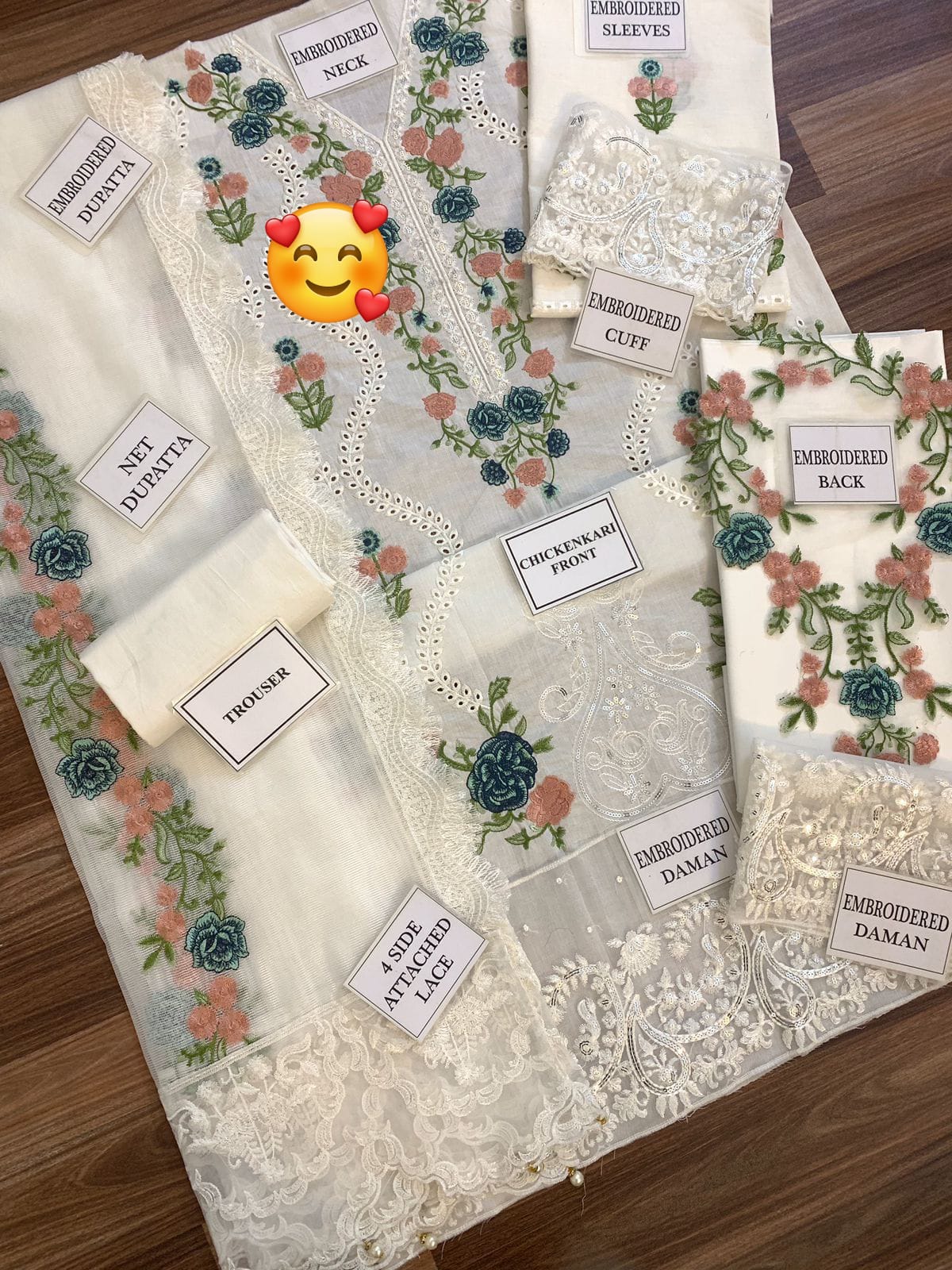 Embroidery On Lawn 3PC